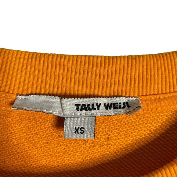Tally Weijl Women’s Orange Graphic Print Crewneck Shirt - Picture 6 of 9
